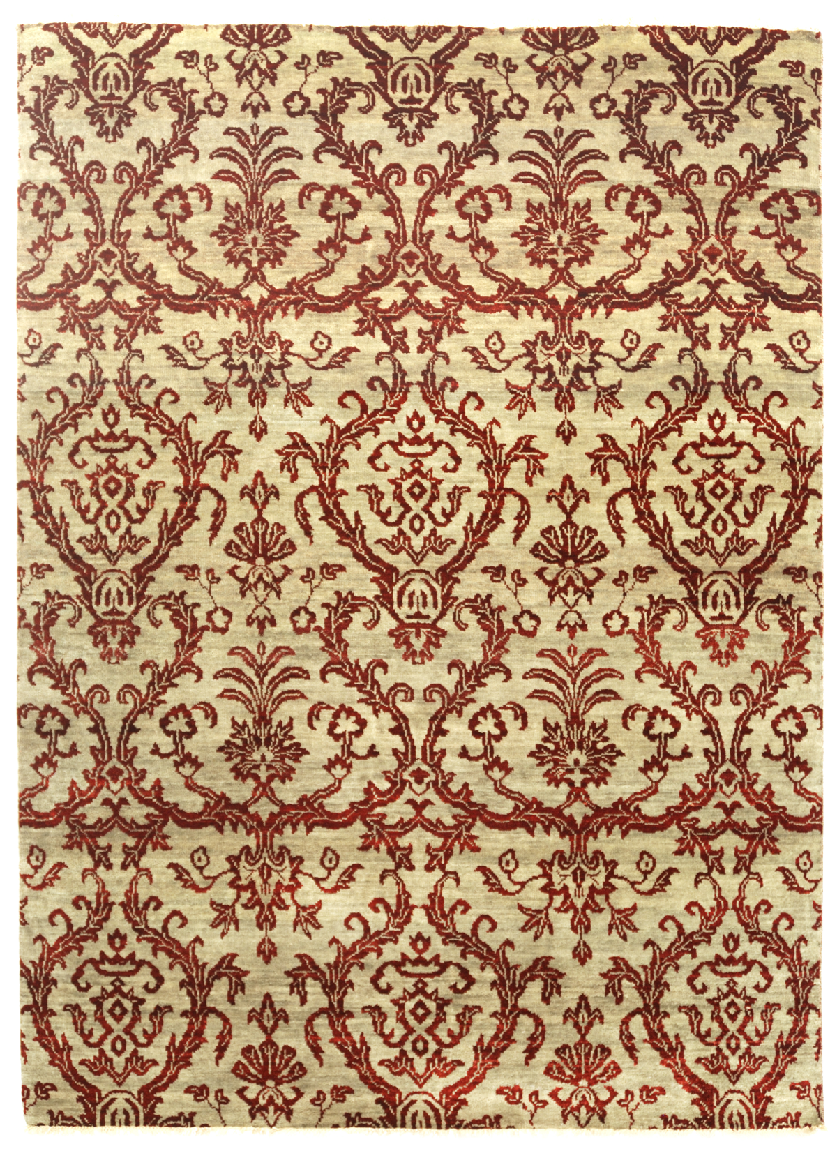 tappeto bhadohi moderno