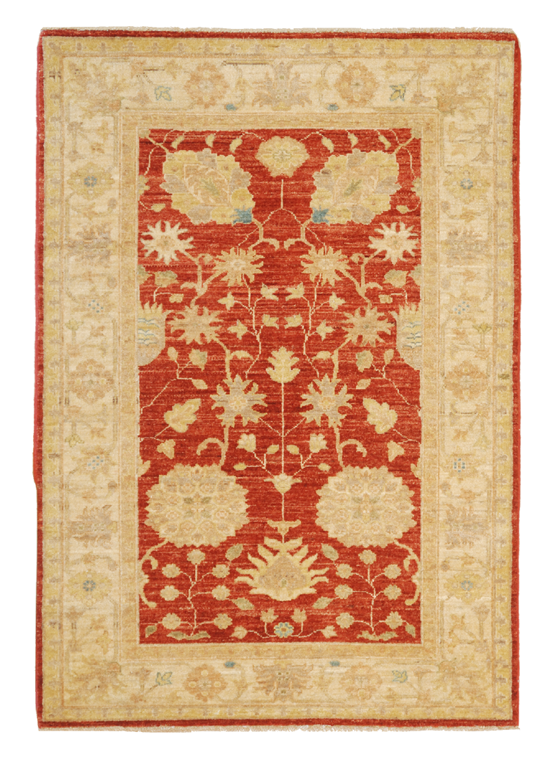 Soft Red Agra rug