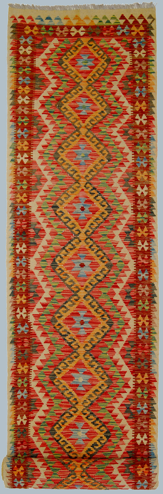 Passatoia lunga. Tappeto in stile moderno ma tradizionale, fantasia a righe, ideale per corridoio o ingresso, Polipropilene, Sherborne Beige, 60 x 230 cm (2' x 7'7