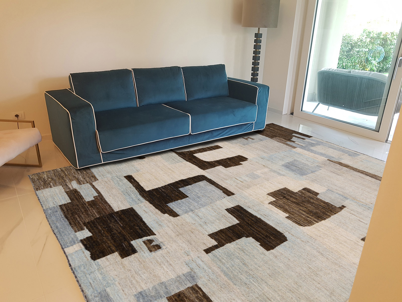 modern and contemporary carpets ambientati